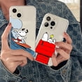 thumbnail image 2 of Funda de teléfono transparente de dibujos animados s-snoopy para iPhone 15, 13, 14, 12, 11 Pro MAX, XR, X, SE, XS, 14 Mini, 2 of 4