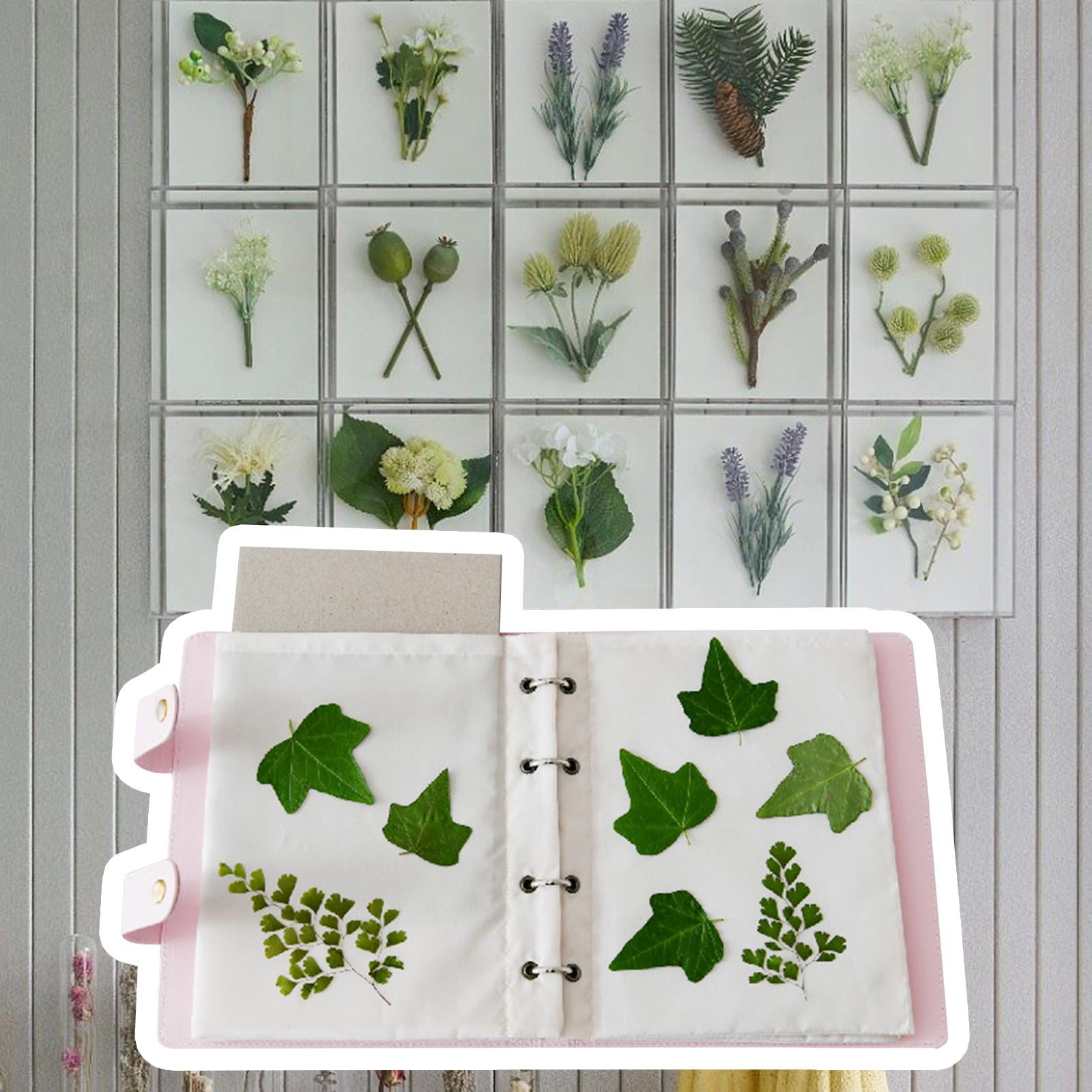Flower Drying Press Book Pressing Flower Drying Book Accessories Plants Press 27x32cm for Bouquets Crafts Scrapbooking Decoration 27cmx32cm Pink