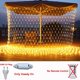 thumbnail image 3 of Guirnalda de luces LED de malla navideña de 3 m, 6 m, 12 m y 18 m, cortina de hadas para exteriores, resistente al agua, para fiestas, jardines, decoración de bodas, 3 of 5