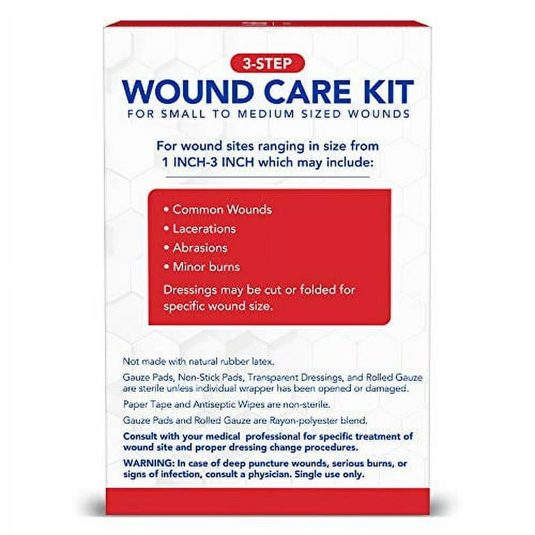 All Health Wound Care Kit, 40 Items | For Small to Medium