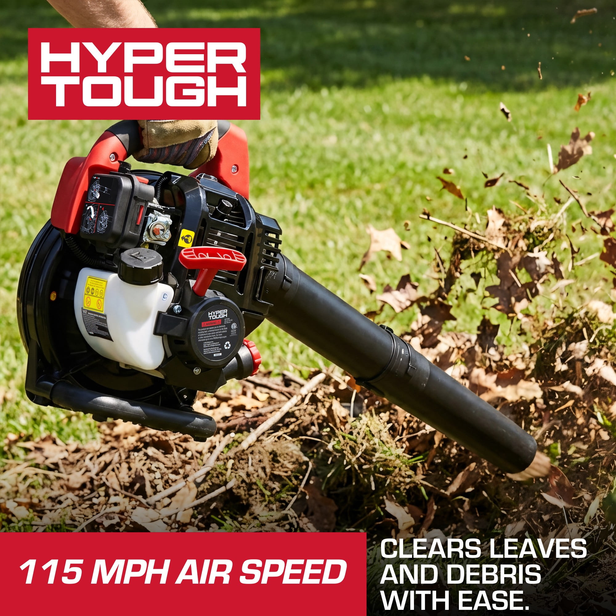 Hyper Tough 115 MPH 384 CFM 26.5cc 4-Cycle Gas Leaf Blower