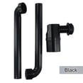 thumbnail image 2 of Efficient Hair And Impurity Interception Adjustable Sink Drain P Trap Unpleasant Smell Bathroom Garbage Disposal Black, 2 of 9