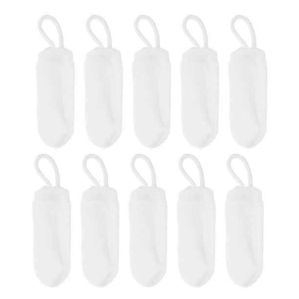 10 cepillos de dientes para mascotas, para perros pequeños, con funda para el dedo.