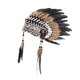 thumbnail image 5 of Tocado de plumas artificiales, decoración, accesorios de disfraz, accesorios de fotos para hombres y mujeres Negro, 5 of 9