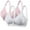 Bras for Women Pink, White, variant on Womens Everyday Bra, 2 Pack Bras for Women Unlined No Padding Comfort Underwire Push Up Full Coverage Seamless Plunge Everyday Bras S-XL