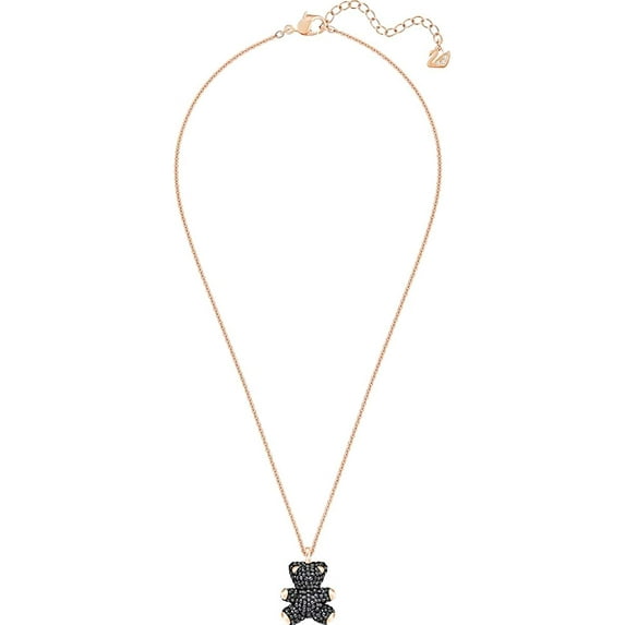 Swarovski 5300448 Women's Teddy 3D Black Pendant Necklace