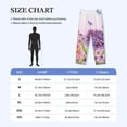 thumbnail image 4 of Logiee Flowers And Colorful Butterflies Print Pajama Pants for Men,Men’s Pajama Bottoms,Mens PJ Pants with Pockets & Button Fly-3X-Large, 4 of 6
