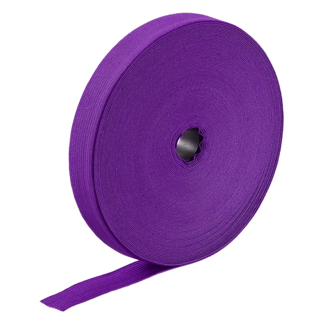 Elástico Bandas para Coser 0.8 20 Yardas Púrpura Tejido Elástico Carrete Alta Elasticidad para Pelucas, Pretina, Pantalones