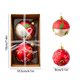 thumbnail image 2 of Adornos Navideños de Cristal Decorativos | Bolas Colgantes Brillantes de 8 Cm (Paquete de 2) | Adornos Brillantes para Árbol de Navidad | Adornos Festivos para Ventanas | Bolas Navideñas Irrompibles, 2 of 6