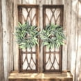 thumbnail image 5 of Farmhouse Wooden Wall Window Arch-Large Wood Window Frame-The Longview - TWO SIZES 48" And 60" +Wreath, 5 of 14