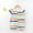 Multicolor, variant on naisibaby Baby Spring New Onesie Newborn Bodysuit Crew Neck Short Sleeve Bodysuits Multicolor Size 80