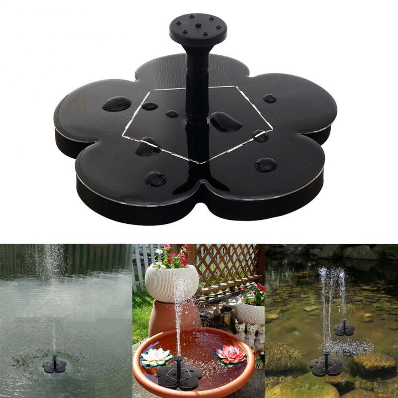 Solar Bird Bath Fountain Pump With Battery, 1.5W Solar Powered Bionic