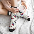 thumbnail image 7 of Men's South Korean Flag Novelty Athletic Socks Women's Digital Printing Funky Patterned Crew Socks, 7 of 7