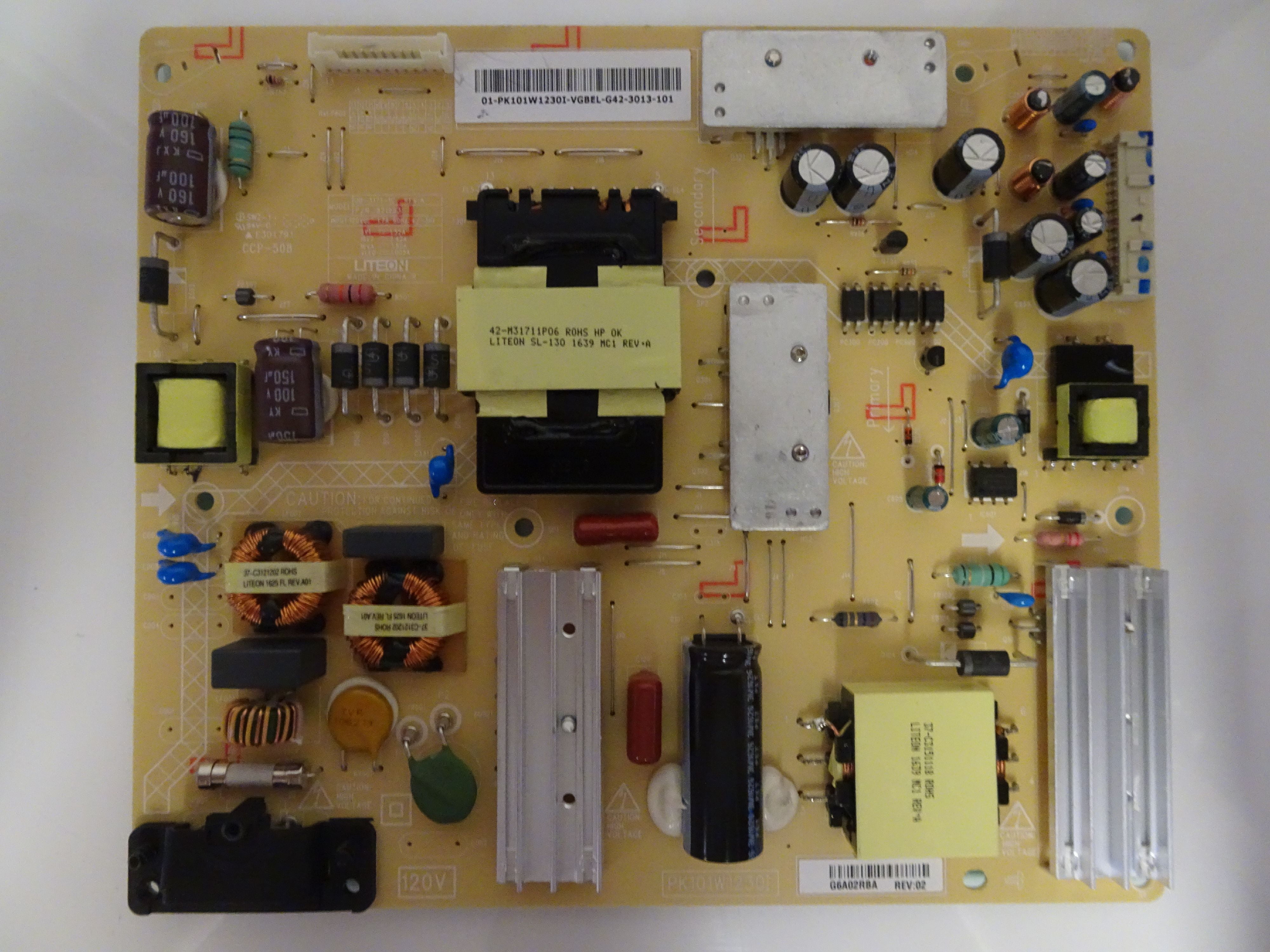 Toshiba 49L621U Power Supply (UB31711C) PK101W1230I