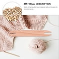 thumbnail image 2 of DIY Wooden Shuttle Weaving Stick Knitting Tool Sewing Accessories for Sweater Scarf Tapestry (Small Size), 2 of 8