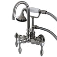 thumbnail image 1 of Aqua Eden AE7T8TAL Robinet Mural sur Pied, Nickel Satiné, 1 of 1
