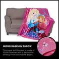 thumbnail image 3 of Disney Frozen Throw Blanket, Loving Sisters, Micro Raschel, 46x60, Multicolor, 1 Each, 3 of 9