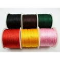 thumbnail image 5 of U8MO 10 meter 2mm Nylon String Chinese Satin Silk Braided Cord Love Binding Rope-Green, 5 of 9