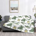 thumbnail image 2 of Fotbe Cute Turtle Manta de Franela con Estampado, Manta Ultrasuave para Cama, Sofá, Auto, Hipoalergénica y Antibolitas-40"x30", 2 of 6