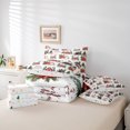 thumbnail image 6 of Homewish Cute Xma Reindeer 7 Pieces Bedding Comforter Set,Merry Christmas Full Bedding Set.Rustic Farmhouse Cabin Fitted Sheet Flat Sheet For Girl Boy,Super Cozy Room Decor Reversible, 6 of 8