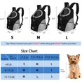 thumbnail image 5 of Pet Dog Carrier, Travel Back Pack with Safety Reflective Strips for Travel Hiking Cycling Outdoor Dogs Cats, 5 of 8