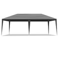 thumbnail image 2 of 10x20FT Pop Up Canopy Tent with 6 Removable Sidewalls, Heavy Duty Waterproof Party Tent with 2 Doors & 4 Windows, Outdoor Easy Up Gazebo for Wedding, Event & Patio, Black, 2 of 8