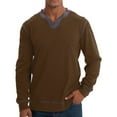 thumbnail image 2 of VJATTWR Men Heavy Long Sleeve T-Shirt, Crew Neck Classic Fit Tee, Assorted Color Xxl, 2 of 8