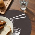 thumbnail image 3 of Round 15 Inch Placemats Set of 4, HeatResistant Non Slip Place Mats for Dining Table, Wipeable Braided Kitchen Table Mats for Housewarming, 3 of 9