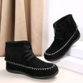 thumbnail image 5 of POROPL Womens Boots Ankle Flat Suederetro Shoes,Boots for Saving Size 7.5, 5 of 9