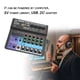 thumbnail image 4 of Mini Mesa de Mezclas USB Mezclador de 6 Canales Potencia Integrada de 48 V Compatible con BT Diseño Compacto para Producción de Música en Casa Canto en Vivo ANGGREK Otros, 4 of 8