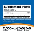 thumbnail image 2 of Suplemento Nutricost de vitamina B12 2000 mcg 240 cápsulas, 2 of 5
