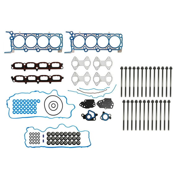 SUSUCAR Engine Head Gasket Set Bolts for 04-06 Ford F-150 250 350 Lincoln 5.4L 24V Vin 5
