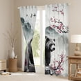 thumbnail image 3 of Homewish Safari Bear Black Out Curtains for Teens Boys Girls,Japanese Style Curtains Pack of 2 (42x63 Each),Chic Floral Sakura Bedroom Curtains,Luxury Bedroom Decor, 3 of 6