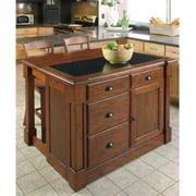 Monarch Black And Distressed Oak Island Granite Top Walmart Com Walmart Com