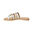 thumbnail image 2 of Seychelles Bex Leather Sandal, 7, Silver, 2 of 5