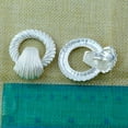 thumbnail image 3 of Women Earrings Simple Round Non Pierced Clip on Earrings Dangle Earrings, 3 of 10