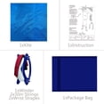 thumbnail image 4 of HENGDA KITE 2.5m Dual Line Stunt Parafoil Kites Soft Stunt Kite for Beach Blue with Flying Tool, 4 of 4