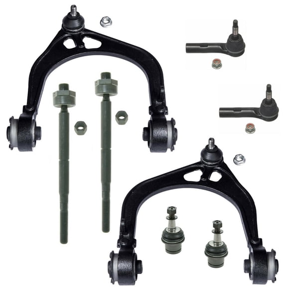 8 Pc Suspension Kit Front Upper Control Arms Lower Ball Joints (Adjustable) Inner & Outer Tie Rod Ends Fits select: 2005-2006 CHRYSLER 300C, 2006-2010 DODGE CHARGER