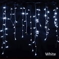 thumbnail image 3 of Christmas Lights Led Curtain Icicle String Lights 5M Droop 0.4-0.6m Waterfall Outdoor Decoration For Party Garden Home Wedding, 3 of 5