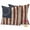 Brown, Red, Blue, variant on 2 Pack Outdoor Waterproof Throw Pillows,Retro USA Flag Independence Day Decorative Square Pillow Case Patio Pillows for Chair Couch Sofa 16x16in
