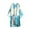 sky blue, variant on WeHello Women's shirt peacock print kimono long style clothes summer casual swimsuit cardigan