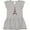 AC-Heather Grey, variant on Eiffel Tower in Paris with Flowers and Pink Banner Girls Baby Dress