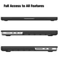 thumbnail image 4 of Fintie Case for MacBook Pro 14 Inch A3434 A3112 A3185 A3401 A2992 A2918 A2779 A2442 (2021-2025) (M5/M4/M3/M2/M1 Pro/Max Chip) with Touch ID - Protective Snap On Hard Shell, Frost Black, 4 of 9