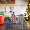 thumbnail image 4 of 1 Set of Christmas Gift Wrapping Bag Candy Bags Xmas Treats Bags Portable Party Present Bags, 4 of 7