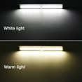 thumbnail image 4 of 2 Pack LED Closet Light, 60 LED Rechargeable Motion Sensor Light Indoor, Under Cabinet Lighting Wireless Stick-Anywhere Night Light for Hallway Stairway Wardrobe Kitchen, 4 of 9