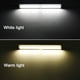 thumbnail image 4 of Paquete de 2 luces LED para armario, 60 luces LED recargables con sensor de movimiento para interiores, iluminación debajo del gabinete, luz nocturna inalámbrica para pegar en cualquier lugar para, 4 of 8