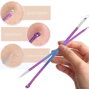 4 PCS Blackhead Remover Tool Kit, Tweezers Set for Face Defects, Blackhead Extractor tool for Face