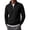 Black, variant on Men's Half-Zip Mock Neck Sweatshirt - Casual Pullover for Daily Wear, Long Sleeve Top, Lightweight Layer for Cool Weather