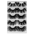 thumbnail image 2 of JINCBY Clearance,5Pairs Natural Long Thick Black False Eyelashes Charming Eye Lashes Makeup Gift for Women, 2 of 2