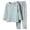 A98-Blue, variant on Hessimy Unisex Infant Toddler Spring Summer Soft Fabric 2Pcs Soft Long Sleeve Comfortable Sleepwear Pajamas, Unisex Comfort Pjs(Coffee,3-4 Years)
